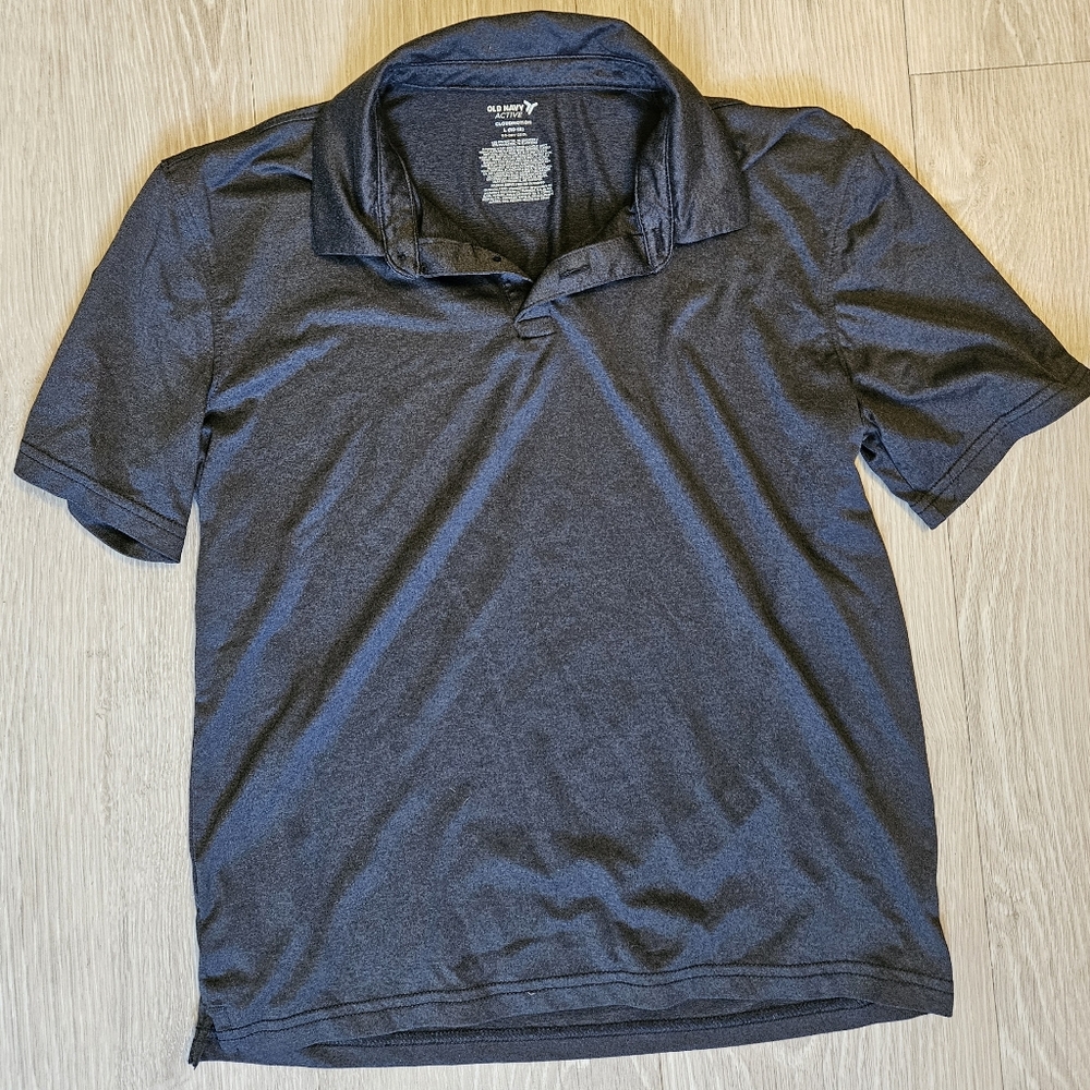 3/$15 Old Navy Kids Dark Gray Polo Shirt